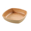 5 3/4" x 2" Square Bowl Golden Oak Melamine 14 Oz