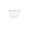 5.5oz Clear Portion Cups with Lids - Durable Disposable Containers