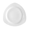 7" Triangular Plate | Modern & Durable Porcelain Design