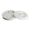 EcoQuality Deep Divided Server with Lid is a perfect solution for your food-serving establishment. It can be used for serving fresh-baked tortillas, pies or other appetizers. Made from durable and reliable melamine, this dinnerware is popular for being unbreakable and affordable allowing you to elevate your dining experience.