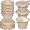 4 ounce dressing cups sample containers lunch sauce cups slime containers jello shots hot sauce containers kitchen storage containers reusable food storage containers hinged lid food storage butter cups plastic portion cups to go restaurant supplies salad compostable sugarcane pulp fiber 4oz