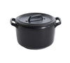 Yanco Bowl with Handle and Lid BP-4104 is a stylish and durable option for restaurant tableware. Made from high-quality melamine material, it mimics the appearance of ceramics while resisting chipping and breaking, making it perfect for serving rice, miso soup, noodles, or salads. Part of the Black Pearl collection, its matte black finish and elegant design complement any dining environment. Featuring convenient handles and a lid, this bowl is ideal for both personal and commercial use.