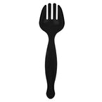 9" Serving Fork available in black and clear. Ideal for serving salads, appetizers, or side dishes at weddings, parties, or events. Durable, elegant, and reusable utensil for casual or formal dining.