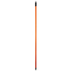 Durable broom handle with a metal tip, lightweight and compatible with most broom heads, perfect for efficient cleaning in residential and commercial spaces