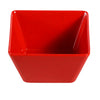 Yanco Square Bowl ME-405 This square bowl is just the right size for your favorite snacks, dips, soups, and more. Made from high-quality melamine, this bowl is built to last and is dishwasher safe for easy cleaning. With its unique speckled red design, this bowl is sure to impress your guests and add a touch of elegance to any table setting. The square shape of the bowl not only looks great but also makes it easy to stack and store in your cabinets.