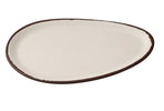 Yanco Oval Plate NA-214 Crafted from high-quality melamine, this plate is both durable and lightweight. Its oval shape and break-resistant design make it ideal for frequent use in commercial dining settings. Designed to be dishwasher safe, this plate ensures quick and efficient cleaning, which is essential for high-turnover environments. The ivory color with a speckled finish and brown rim adds a touch of sophistication, enhancing the presentation of any dish.