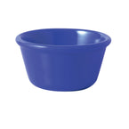 Yanco Smooth Ramekin NC-538BU is an affordable and reliable addition to your tableware collection. These blue ramekin dishes are made from high-quality melamine material, that makes its dinnerware look like ceramics. These Milestone collection ramekins are commonly used for preparing and serving individual portions of a variety of dishes like creme brulee, cheese or egg dishes, macaroni and cheese, french onion soup and other food.
