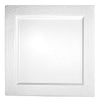 Pebbled 12" Clear and Pearl Square Tray – Durable and stylish, perfect for appetizers, desserts, or snacks. BPA-free, reusable, or disposable for easy cleanup. Adds elegance to any event.