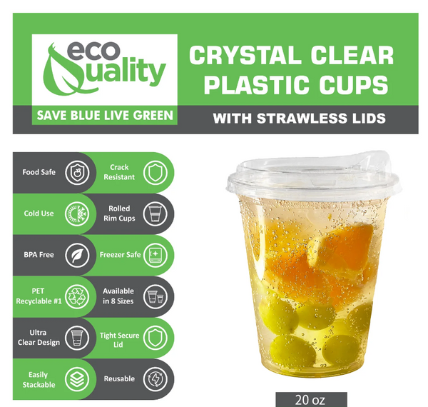 ecoquality nyc restaurant supplies PET CPLA PLA Plastic alternative