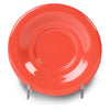 Yanco Saucer MS-9303RD is a perfect match to Milestone melamine cups that will make your table setting complete and more sophisticated. Thanks to the durable melamine material that has an unbreakable structure, this saucer is a reliable option for your food-serving establishment. It can be used in restaurants and catered events, outdoor dining areas, diners and cafes, and even hotels and poolside parties.