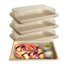 Compostable Packaging, Sustainable Sushi Tray, Eco-Friendly Food Packaging, Biodegradable Sushi Platter, Green Packaging Solution, Environmentally Friendly Tray, Zero-Waste Sushi Packaging, Bioplastics Sushi Tray, Earth-Friendly Sushi Container, Organic Waste Composting, Biodegradable Food Service, Natural Fiber Sushi Platter, Eco-conscious Sushi Packaging, Compostable Takeout Container