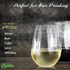 Wine Glass  Wine Champagne Glass  Tumbler  Stemless  Plastic Glass  Plastic  Mini  Food Service Restaurant Commercial Kitchen  Food Prep Equipment  Elegant  Clear Plastic Glass  Champagne Glass  Catering Restaurant Cafe Buffet Event Party  affordable bulk economical commercial wholesale  6oz unbreakable strong reusable disposable 