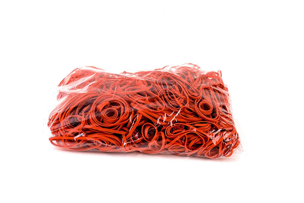 #14 Red Rubber Bands 2250pc Per Box (2" x 1/16")