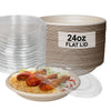 poke bowl breakfast bowl disposableproducts Microwavesafe LeakResistant bowl soupbowl Biodegradable Bowls sugarcane bowl ice cream bowl disposable bowl heavyduty bowl cereal bowl 16 ounces 16oz togo bowl with lids