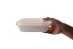 to-go boxes takeout delivery take out food storage containers Reusable Box Plastic Microwave Freezer White safe meal prep Lunch food storage solutions packaging Ecofriendly Disposable with lid white 32 oz 32 ounces economical bulk wholesale ecoquality restaurant fast food supplies nyc