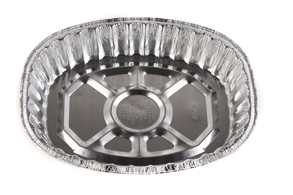 Aluminum Disposable Durable Oval Roaster Pan Turkey Pan