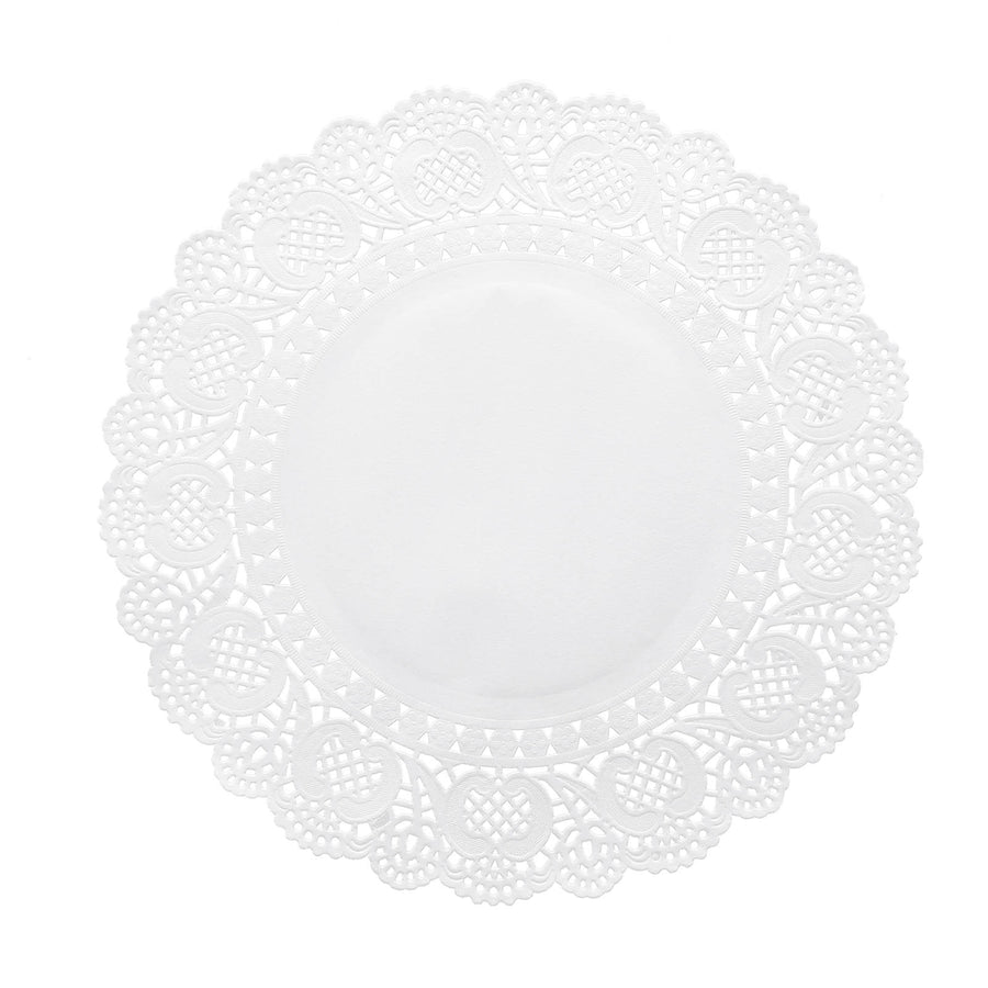 White Lace Placemats  Tableware  Table Setting  Table Decoration  Scrapbooking  Pastry Placemats  Paper Placemats  Lace Placemats  Lace Doilies  Gift Wrap  Food Presentation  Food Decoration  Disposable Placemats  Disposable Paper Placemats  Dessert Placemats  Classic Foodmat  Cake liner  Cake Cookies Placemat  Bakery Supplies  arts and craft  14 inch Round White Lace Paper Doilies