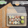 Compostable Packaging, Sustainable Sushi Tray, Eco-Friendly Food Packaging, Biodegradable Sushi Platter, Green Packaging Solution, Environmentally Friendly Tray, Zero-Waste Sushi Packaging, Bioplastics Sushi Tray, Earth-Friendly Sushi Container, Organic Waste Composting, Biodegradable Food Service, Natural Fiber Sushi Platter, Eco-conscious Sushi Packaging, Compostable Takeout Container