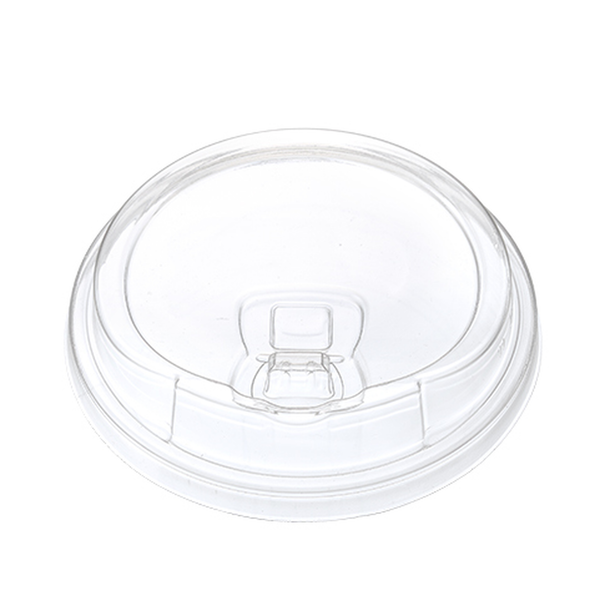 98mm Dome Strawless Sippy Lids for 12-24 oz Clear PET Cups