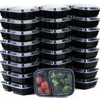To go containers  Storage Container  Restaurant Meal Prep Food Trucks  Restaurant Food Trucks Caterers take out sustainable  plastic black containers  nyc fast shipping  Microwaveable  Microwave Safe  meal prep containers  Food Service Restaurant Commercial Kitchen  Food Container  Dishwasher Safe  Catering Restaurant Cafe Buffet Event Party  affordable bulk economical commercial wholesale  38oz  32oz  28oz  2 Compartment