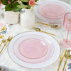 Plastic Party Plates Household Supplies Disposable Plastic Plates Bbq plates fancy disposable plates heavy duty plates classic elegant sturdy plates reusable wedding dinner salad dessert plates catering high quality birthday anniversary plating