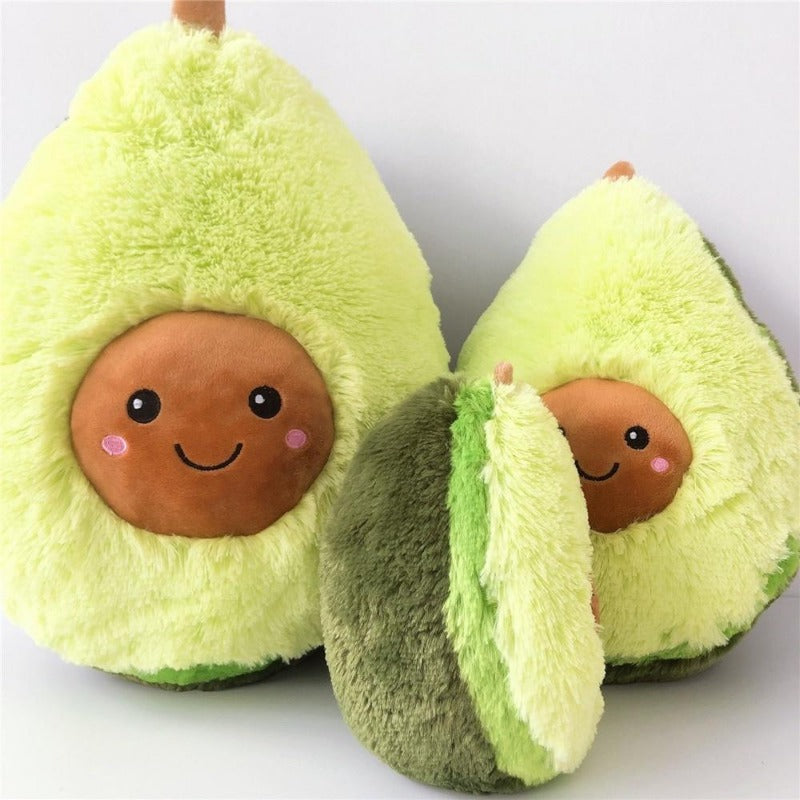 Happy Avocado Cushion - Kids Fruit Pillow - Just Kidding Store