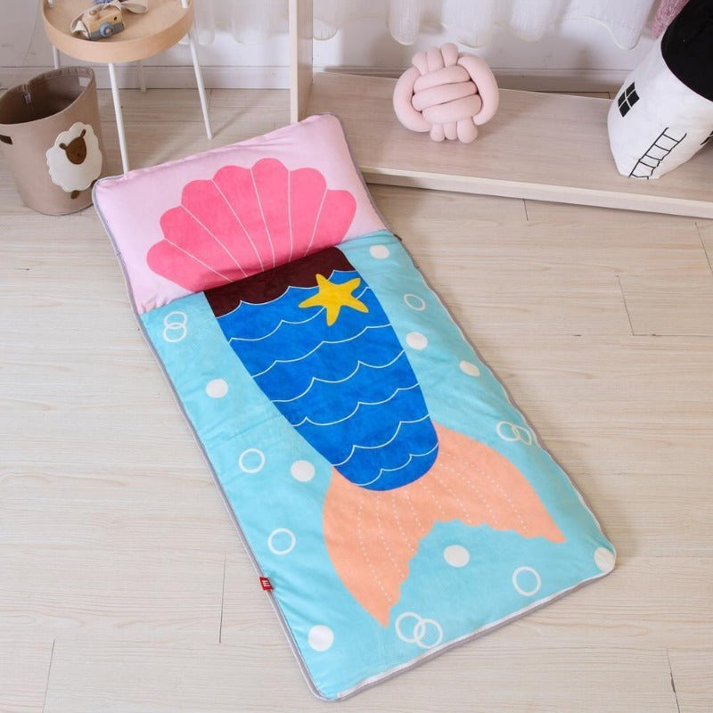 Mermaid Sleeping Envelope Kids Sleeping Bag With Pillow Just Kidding Store