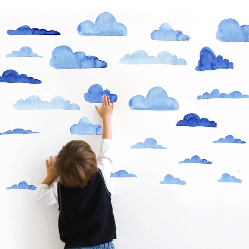 cloud wall stickers