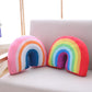 Rainbow Cushion - Nordic Style Pillow - Pink, Red