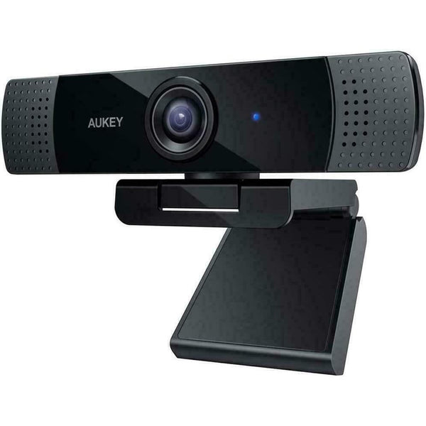 Aukey Full HD (1080p) Webcam For Video Chat With Stereo Microphone - Black - USB 0