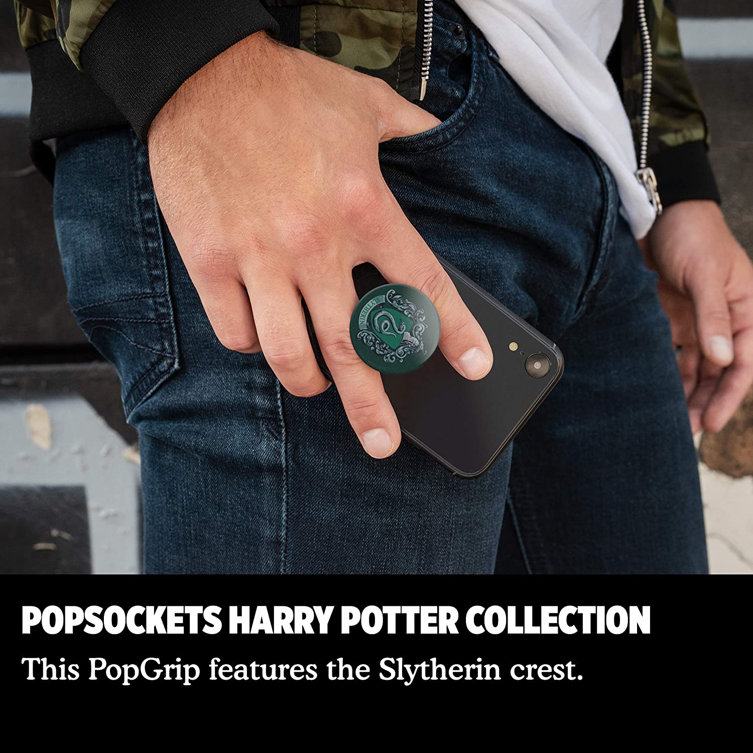 Popsocket 2-in-1 Stand and Grip - Harry Potter Slytherin