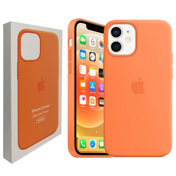 Silicone Case with MagSafe iPhone 12 mini - Kumquat