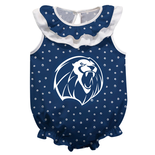 Newborn and Infant Boys and Girls Navy Detroit Tigers Primary Team Logo  Bodysuit