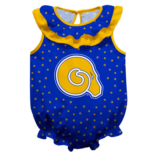 Newborn & Infant Navy Los Angeles Rams Bodysuit