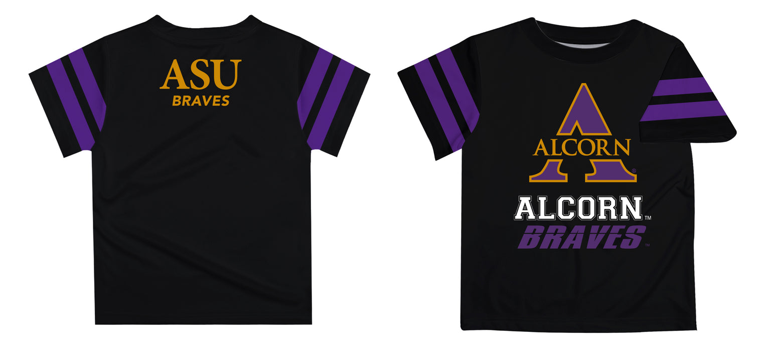 Alcorn State Braves Youth Logo Comfort Colors T-Shirt - Gray