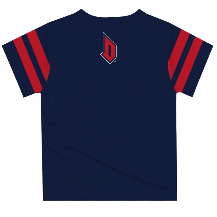 Duquesne Dukes Vive La Fete Boys Game Day Blue Short Sleeve Tee with S ...