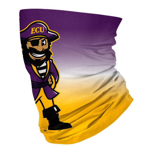 Youth Purple ECU Pirates Team Logo Dripping Helmet T-Shirt