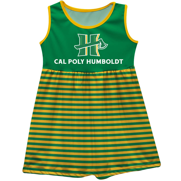 Cal Poly Humboldt Lumberjacks Green and Gold Sleeveless Tank Dress wit —  Vive La Fête - Online Apparel Store