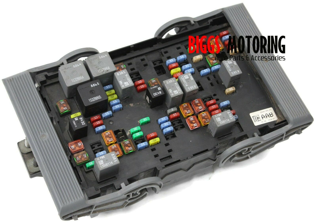 Chevy Fuse Relay Box - Wiring Diagram