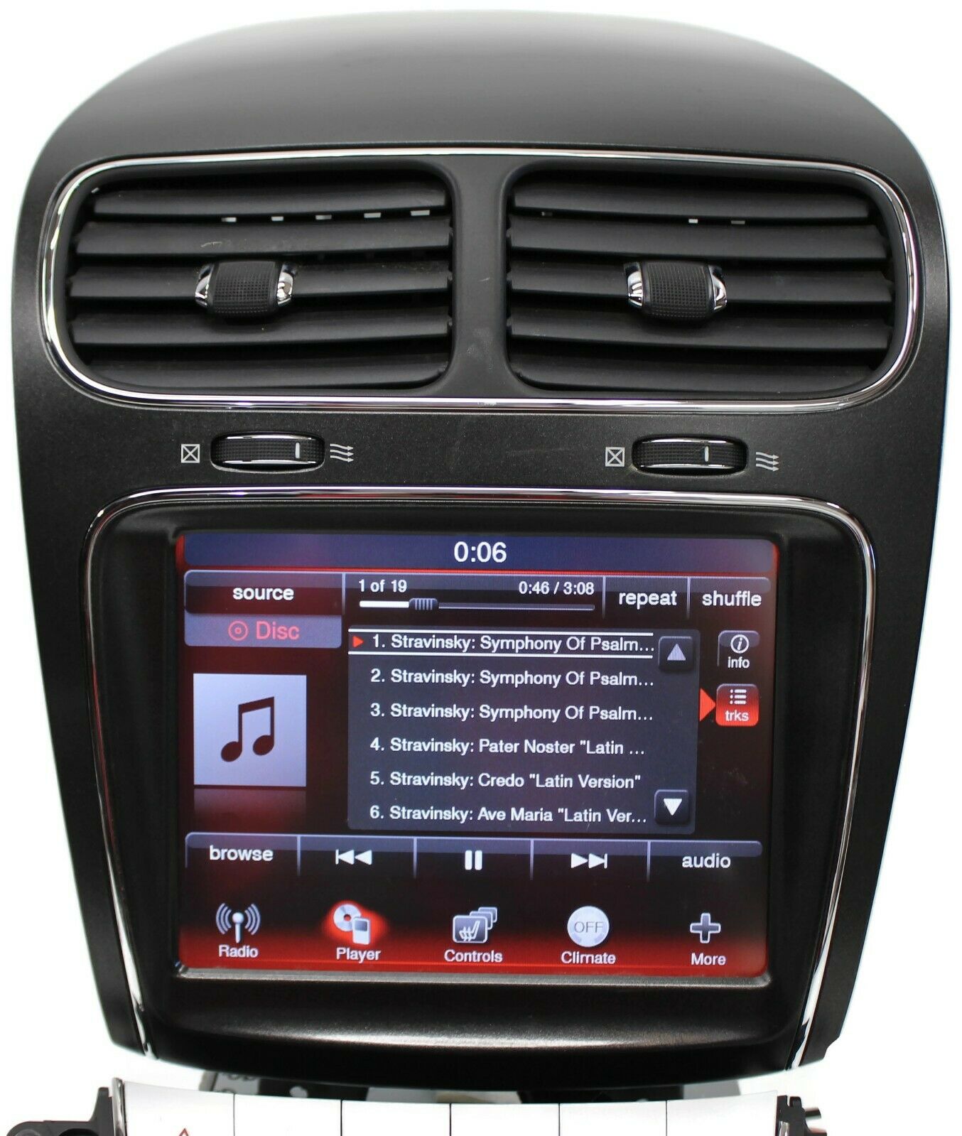 2015 dodge journey factory radio