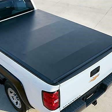 Hard Tri Folding Tonneau Cover 14 18 Silverado 6 6 Bed Bowtie Logo