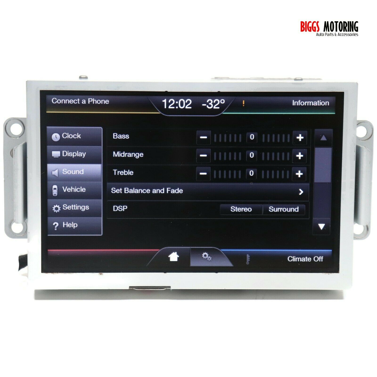 2011-2014 Lincoln MKX Navi Display Screen W/ APIM Sync Module DT4T-14F