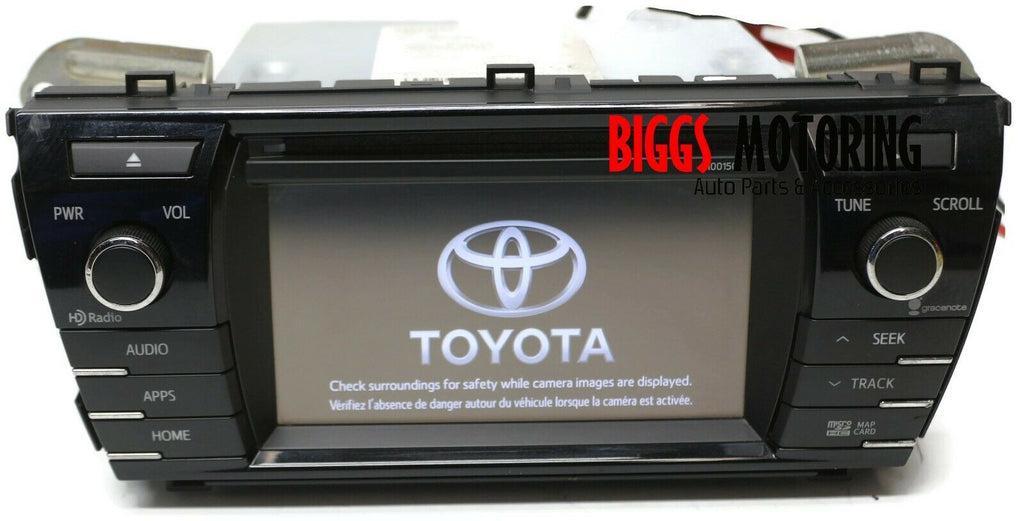 20142016 Toyota Corolla Navigation Radio Cd Player W