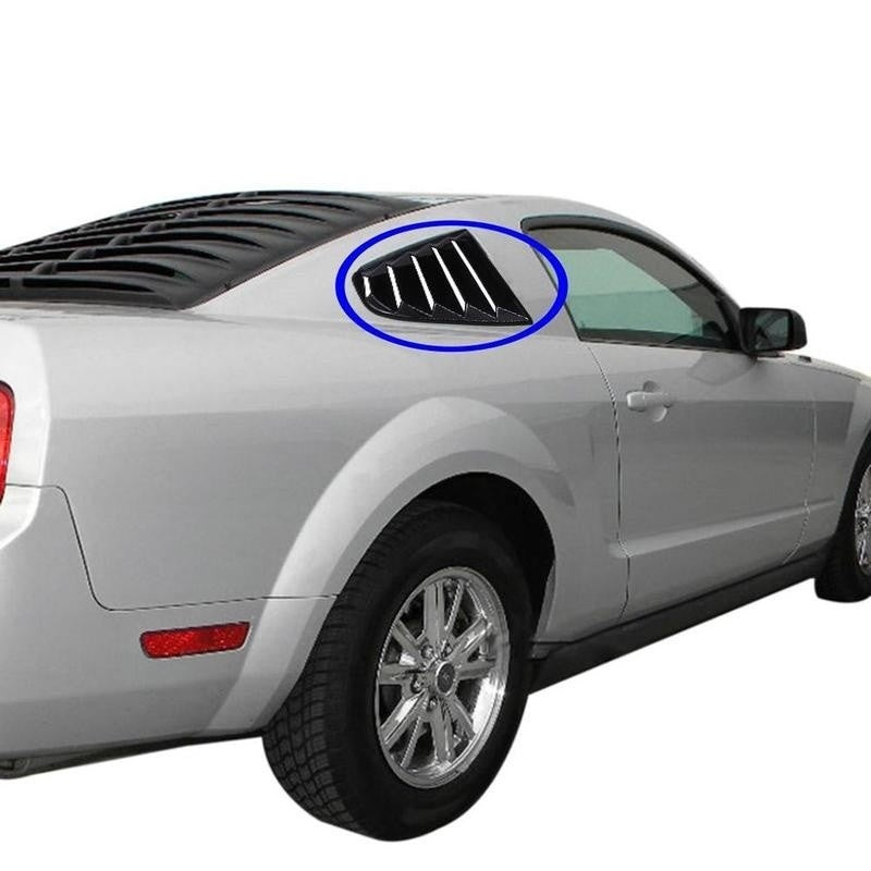 mustang quarter window louvers