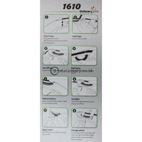 Dymo Mesin Label Embossed 1610