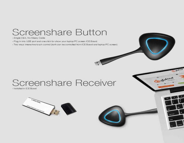Iceboard Wireless Screenshare Button