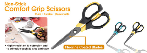 SDI Gunting Non Stick Comfort Grip Scissors 6 3per4 Inch (170mm) #0920J