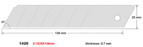 SDI Refill Cutter Blade 1420 (For 0445C)