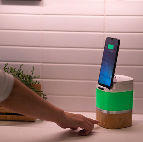 Lumicharge-LD - wireless charger with Bluetooth speaker 