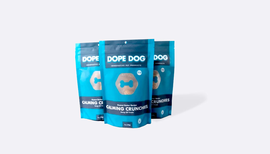 Edible CBD isolates from Dope Dog - Calming Crunches